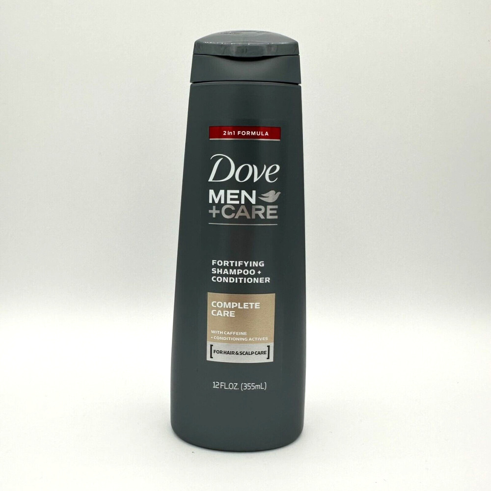 Dove‎ Men Care Complete Care Fortifying 2 n 1 Shampoo Conditioner Caffeine New
